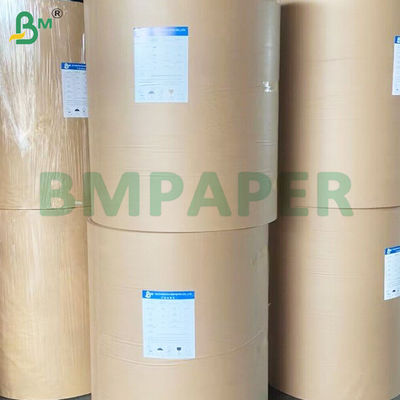 100% de pasta de madeira de alta rigidez Rollos de papel kraft para embalagem e proteção
