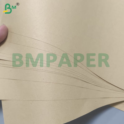 100% de pasta de madeira de alta rigidez Rollos de papel kraft para embalagem e proteção