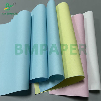 75 gr 21,6 x 27,9 cm NCR Papel sem Carbono com CFB Rosa Azul Amarelo
