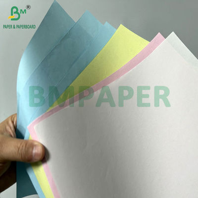 75 gr 21,6 x 27,9 cm NCR Papel sem Carbono com CFB Rosa Azul Amarelo
