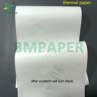 48 gramas 55 gramas Papel térmico Jumbo Branco com 795 mm 800 mm