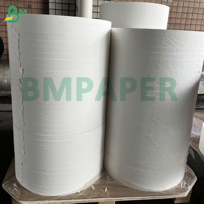 Logotipo personalizado Impresso Biodegradável 28gm Papel de embalagem de palha branco de qualidade alimentar para embalagens individuais de palha de bebida