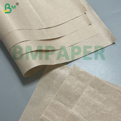Papel de embrulho de frutas ecológico 30 gramas Rolo de tecido marrom reciclado para embalagem de frutas