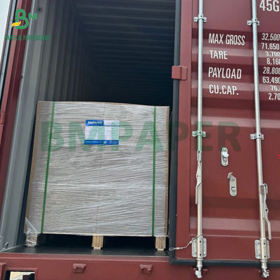 450 gm 400 gm C1S Papel revestido de argila com parte traseira cinzenta de 22 &quot;x 24&quot; folhas