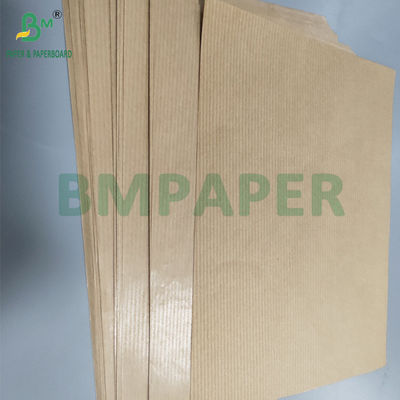 Papel de artesanato marrom com nervuras para embrulho de presentes resistente a lágrimas 70 x 100 cm