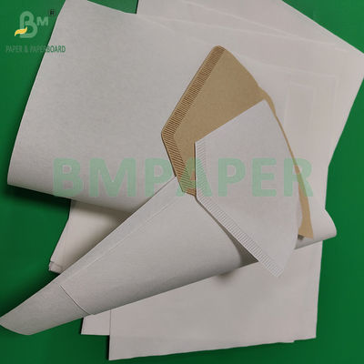 50 gm Papel de filtro de café não revestido de qualidade alimentar, branqueado e não branqueado