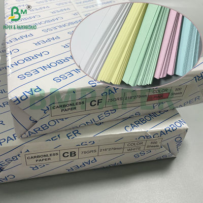56g - 78g Cópia digital carta de papel NCR Tamanho 8/2 x 11 polegadas Imagem preto