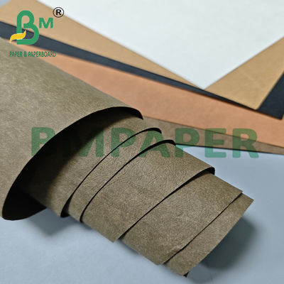 0.3mm 0.7mm.Light Brown Durable Reusable Kraft Tex Paper para armazenamento de alimentos