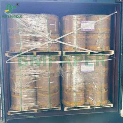 30 g Rolo de papel preto brilhante de dois lados 370 mm 420 mm para proteção de sacos de frutas