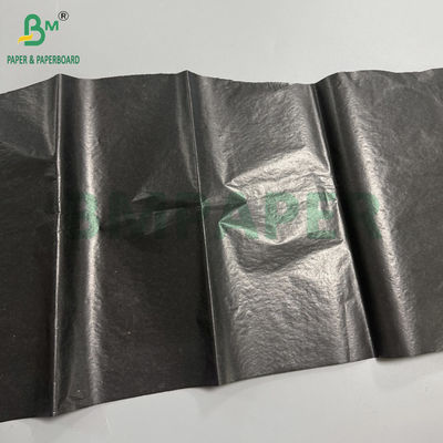 30 g Rolo de papel preto brilhante de dois lados 370 mm 420 mm para proteção de sacos de frutas