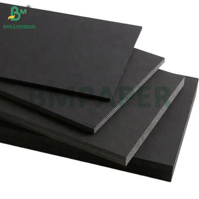 1 mm 1,5 mm Folha de papel de papelão preto para caixas de cosméticos 70 x 100 cm Sólido