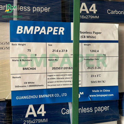 CB Branco CF Azul CFB Rosa 75GSM NCR Papéis 500 folhas por pacote 8,5 x 14 polegadas