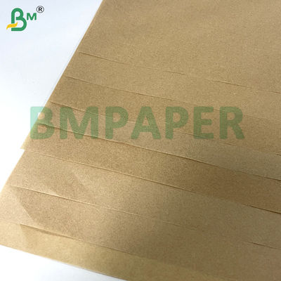 Papel de libertação revestido com silicone Kraft marrom 80 gm para rótulos e aplicações resistentes a gordura