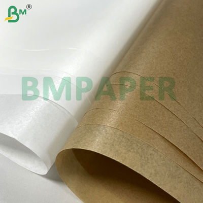 Papel de libertação revestido com silicone Kraft marrom 80 gm para rótulos e aplicações resistentes a gordura