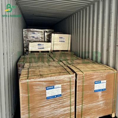 60 gm 70 gm 70 x 100 cm Castanho revestido 1 lado Papel Kraft com nervuras para sacos de embrulho de alimentos