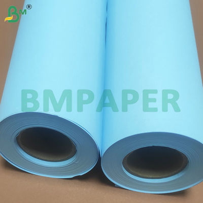 Tamanho do núcleo de 2 polegadas Imagem clara Duplo lado Plotter azul Papel rolos