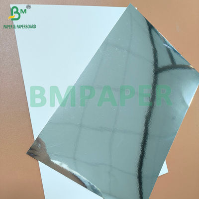 400gm 425gm Silver Mirror Cardstock Shimmer Papel Metálico Para Caixa de Embalagem