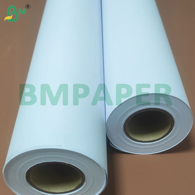 2 polegadas Core tamanho 80gm branco CAD Plotter papel rolos para impressão