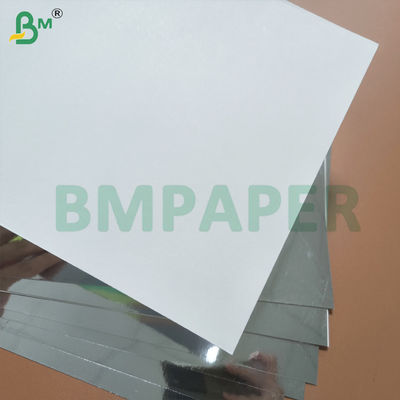 Folha de papel metálico de prata 300 gm Folha de prata espelho de papelão para fabricação de cartão