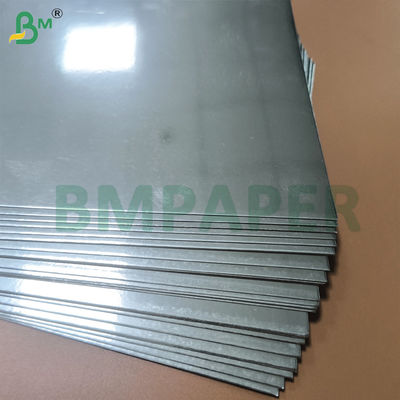Folha de papel metálico de prata 300 gm Folha de prata espelho de papelão para fabricação de cartão