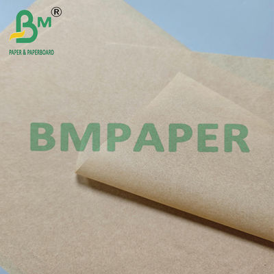 Papel de hambúrguer não branqueado compostável para embalagens alimentares