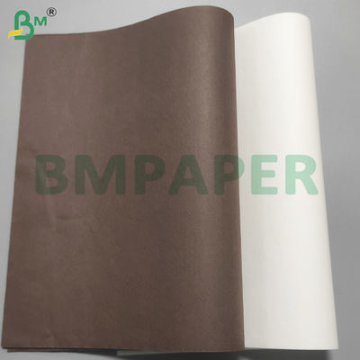 40 gm Kit 3 folhas de papel branco à prova de gordura para embalagem de hambúrgueres