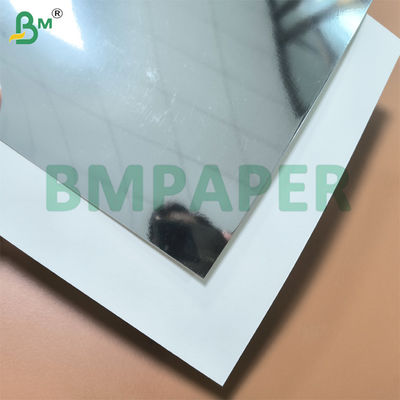 Papel de cartão de prata 700 x 1000 mm 350 gm PET papel de alumínio