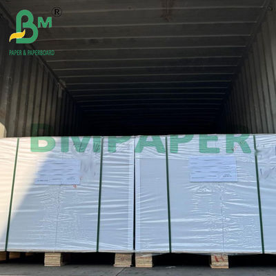 80gm Alta brancura Semi-brilhante Bateria de etiqueta de papel matéria-prima 72 x 102