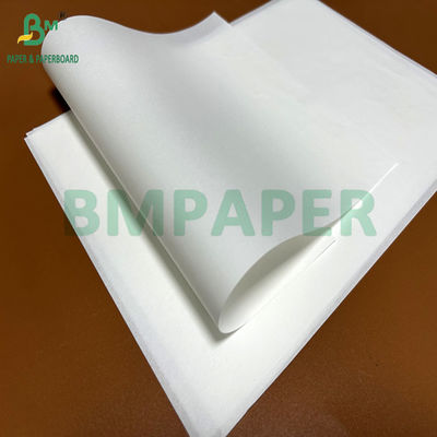 35 gramas 40 gramas Papel à prova de gordura de cor branca para embrulhar fast food 20 x 26 cm