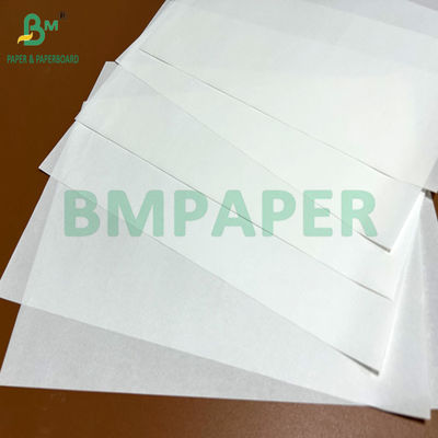 35 gramas 40 gramas Papel à prova de gordura de cor branca para embrulhar fast food 20 x 26 cm