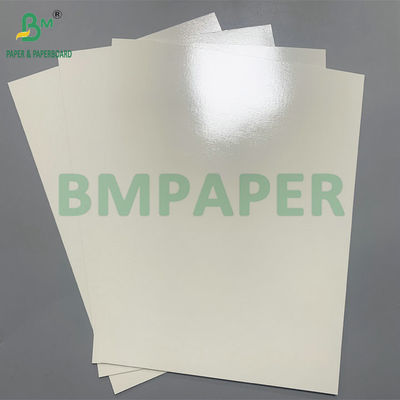 Cartão de papel branco revestido de PET resistente ao calor de 315 gm para fabricação de recipientes de alimentos