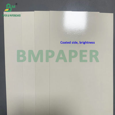 Cartão de papel branco revestido de PET resistente ao calor de 315 gm para fabricação de recipientes de alimentos