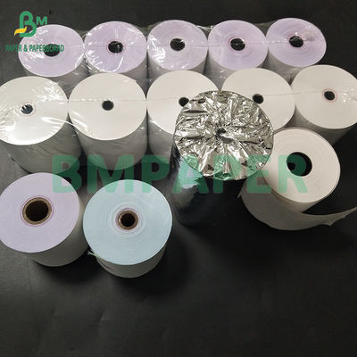 55 gm 60 gm papel térmico rolos de recibo 9 * 13 núcleo 80 * 80 mm caixas registradoras POS