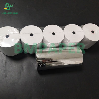 55 gm 60 gm papel térmico rolos de recibo 9 * 13 núcleo 80 * 80 mm caixas registradoras POS