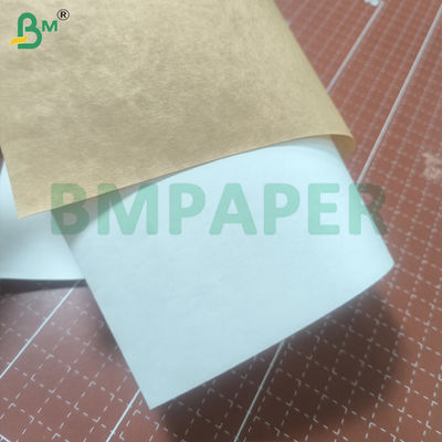 Papel kraft poroso de alta resistência ao rasgo, branqueado, semiblanqueado, de saco semi-extensivel