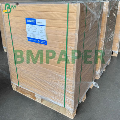 Papel kraft poroso de alta resistência ao rasgo, branqueado, semiblanqueado, de saco semi-extensivel