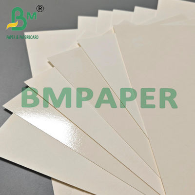 Papel cartão Kraft laminado PET 70x100cm para restaurante 24pt