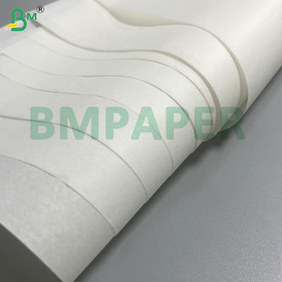 60g Alta resistência Flexibilidade Branco 800*1100mm papel Kraft branco para saco de compras Bolsa de mão