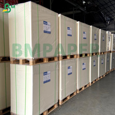 60g Alta resistência Flexibilidade Branco 800*1100mm papel Kraft branco para saco de compras Bolsa de mão