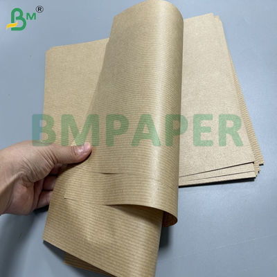 Papel Kraft Listrado de Grau Alimentício 50gsm 60gsm 80 x 1100mm Para Embalagem de Alimentos