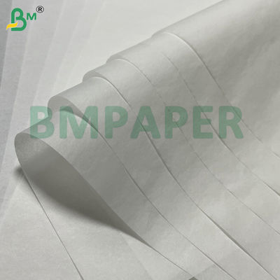 Papel Glassine Branco de 28gsm de Alta Translucidez e Sem Fiapos para Juntas Industriais e Proteção Eletrônica
