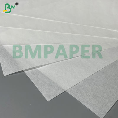 Papel Glassine Branco de 28gsm de Alta Translucidez e Sem Fiapos para Juntas Industriais e Proteção Eletrônica