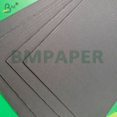110+110+110gm Folhas de papel ondulado preto de parede única