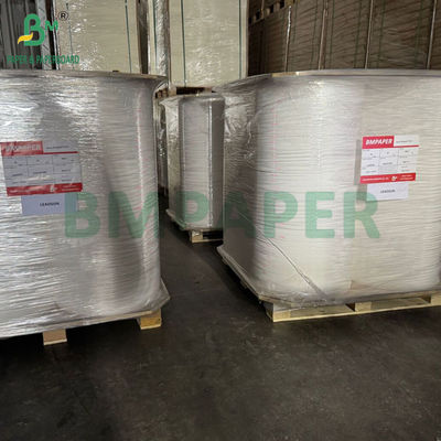 Bobinas de Papel Kraft de Polpa de Madeira Natural 28grs 29mm 33mm Para Envolver Palhinhas