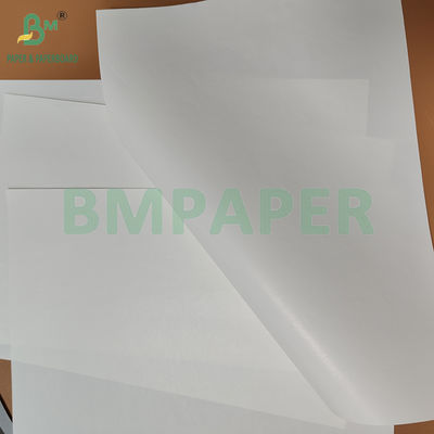 75 gm 80 gm Papel de resistência ao molho branco de um lado brilhante para embalagens de bebidas