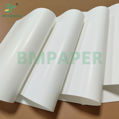 75 gm 80 gm Papel de resistência ao molho branco de um lado brilhante para embalagens de bebidas
