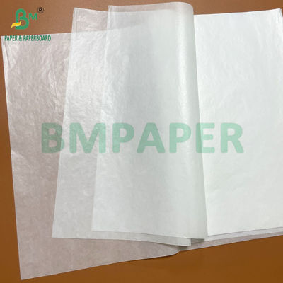 Papel de cera branca resistente ao óleo 30 grs 35 grs Papel de cera branca para embalagem de sanduíches Hambúrgueres