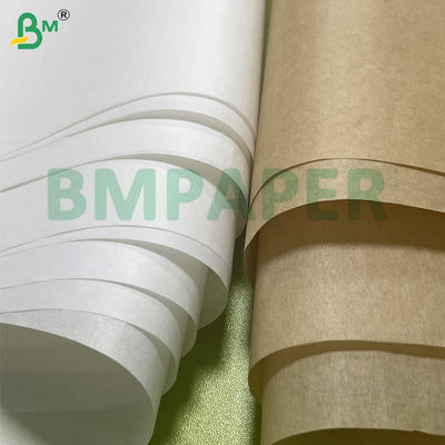 38g 45g Kit 7 Papel Kraft Liso à Prova de Gordura de Grau Alimentício para Embalagem de Fast Food