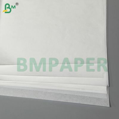 Papel de intercalação de vidro 32gsm - 100gsm branco branqueado para vidro solar