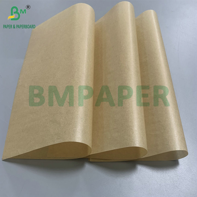 30 gm 40 gm Papel de base de silício castanho de dupla face de silicone Jumbo Roll